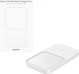 Samsung Wireless Charger Duo 2 In 1 15W Fast Charge Qi Pad - Adapter White Packing Or - (EP-P5400BWEGEU)