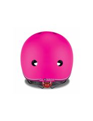 Globber Go Up Lights 506-110 Παιδικό Κράνος για Ποδήλατο & Πατίνι Ροζ με Ενσωματωμένο Φωτάκι LED-thumb-2