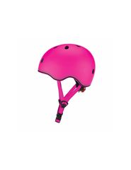 Globber Go Up Lights 506-110 Παιδικό Κράνος για Ποδήλατο & Πατίνι Ροζ με Ενσωματωμένο Φωτάκι LED