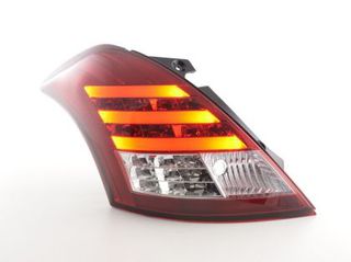 Πίσω φανάρια led Suzuki Swift (2005-2010) - chrome - σετ 2τμχ.