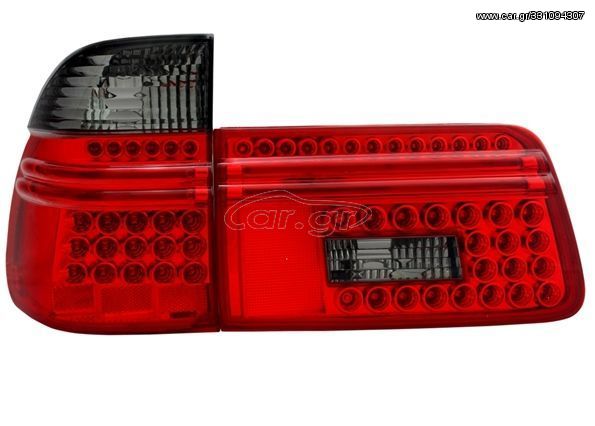 Πίσω φανάρια led για BMW E39 combi (1997-2004) - μαύρα - σετ 2τμχ.