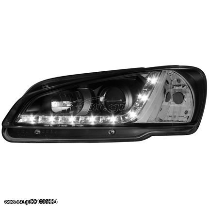 Φανάρια εμπρός led για Peugeot 106 , με λάμπες (Η1) - σετ 2τμχ.