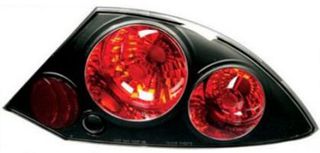 Πίσω φανάρια Mitsubishi Eclipse (2000-2005) - μαύρα - σετ 2τμχ.