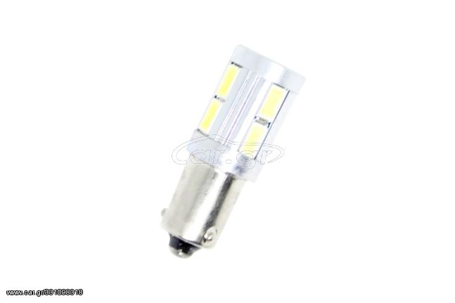 Led λάμπα τύπου BA9S 5W με 10 SMD led - 1τμχ.