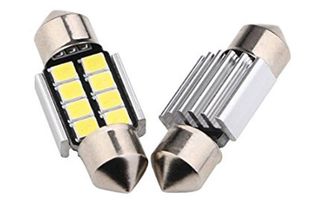 Led λάμπα για πλαφονιέρα CANBUS με 8 SMD led 36 mm - 1τμχ.