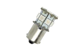 Led λάμπα τύπου BA15S με 13 SMD led μονού φωτισμού κόκκινη - 1τμχ.
