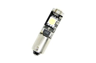 Led λάμπα τύπου BA9S CANBUS με 3 SMD led εκ διαμέτρου αντίθετα - 1τμχ.