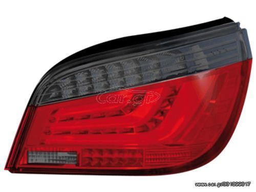 Πίσω φανάρια led lightbar design για BMW E60 (2003-2007) - φιμέ φλας - σετ 2τμχ.