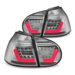 Πίσω φανάρια led VW Golf 5 - lightbar design chrome - σετ 2τμχ.