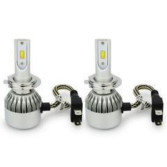 Led λάμπες Η7 για μεσαία ή μεγάλα φώτα 7600 lumen , 36 Watt 3000K κίτρινα - 2τμχ.