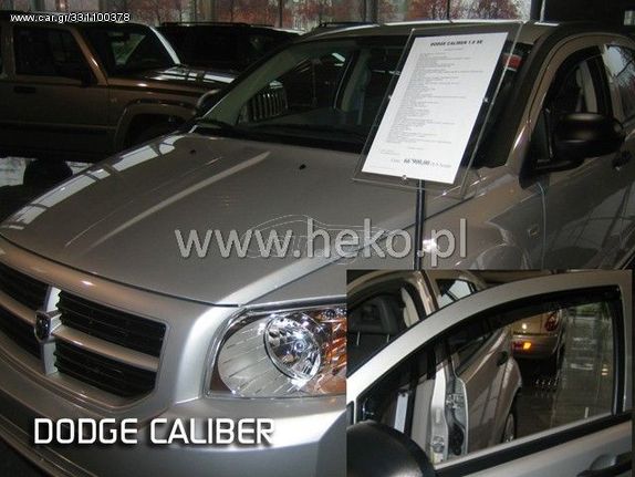 Ανεμοθραύστες για Dodge Caliber (2006+) 5 πορτο - 4 τμχ. εμπρός και πίσω