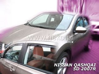 Ανεμοθραύστες Nissan Qashqai (2007-2013) 5 πορτο - 4 τμχ. εμπρός και πίσω, Heko-thumb-1