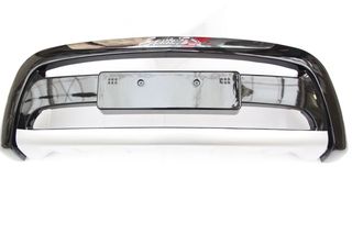 Εμπρόσθιο bull - bar και πίσω roll - bar για Hyundai Santa Fe (2010-2012) - μαύρα