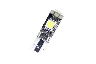 LEd λάμπα τύπου Τ10 με 3 SMD led - CANBUS 4300K - 1τμχ.