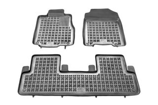 Λαστιχένια πατάκια HONDA CR-V IV (2012-2018) / GREAT WALL H6 - τύπου σκαφάκι - 3τμχ., Rezaw Plast