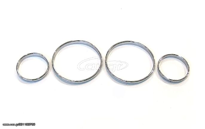 Δαχτυλίδια καντράν για BMW E34  (1985-1995) - χρωμίου