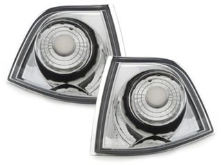 Φλας φαναριού BMW E36 (1990 -1999) sedan / combi / compact - chrome - σετ 2τμχ.