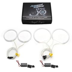 Δαχτυλίδια angel eyes για  BMW X3 (2004-2007) - Λευκό χρώμα