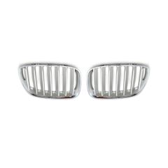 Μάσκα BMW X5 E53 (2004-2007) - ασημένια - 2τμχ.