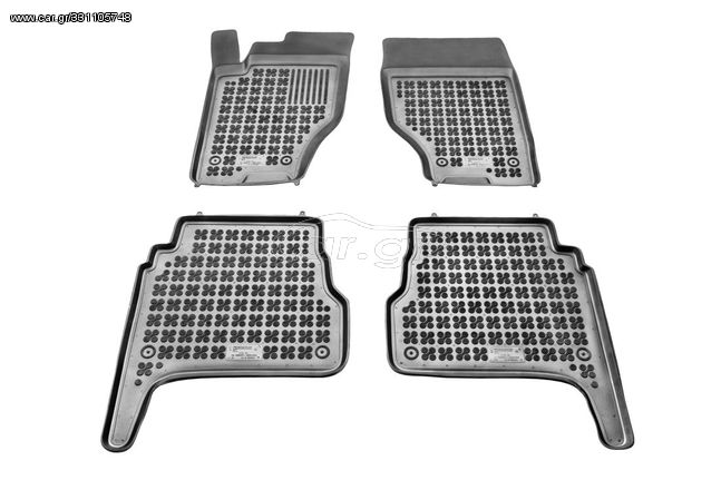 Λαστιχένια πατάκια Rezaw Plast για Kia Sorento (2003-2009) - τύπου σκαφάκι - 4τμχ.