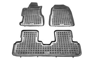Λαστιχένια πατάκια HONDA Civic VII 3 πορτο (2001-2005) - τύπου σκαφάκι - 3τμχ., Rezaw Plast