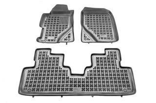 Λαστιχένια πατάκια Rezaw Plast για HONDA Civic VII sedan (2001-2005) - τύπου σκαφάκι - 3τμχ.