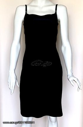 RALPH LAUREN Φόρεμα από ΜΑΥΡΟ ΒΕΛΟΥΔΟ - Cocktail Dress - Size SMALL / X-SMALL