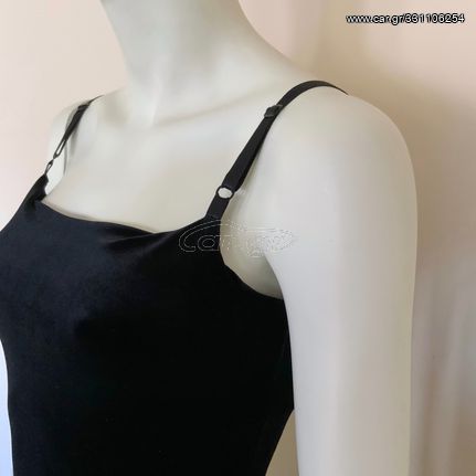 RALPH LAUREN Φόρεμα από ΜΑΥΡΟ ΒΕΛΟΥΔΟ - Cocktail Dress - Size SMALL / X-SMALL-thumb-6