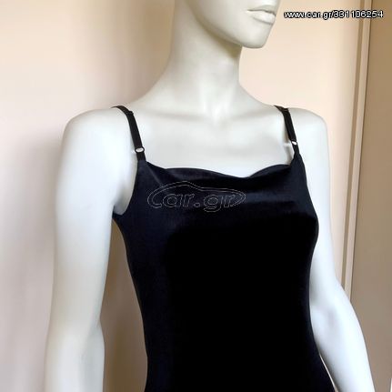 RALPH LAUREN Φόρεμα από ΜΑΥΡΟ ΒΕΛΟΥΔΟ - Cocktail Dress - Size SMALL / X-SMALL-thumb-8