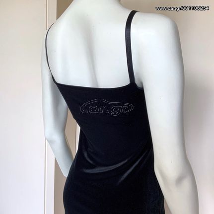 RALPH LAUREN Φόρεμα από ΜΑΥΡΟ ΒΕΛΟΥΔΟ - Cocktail Dress - Size SMALL / X-SMALL-thumb-9