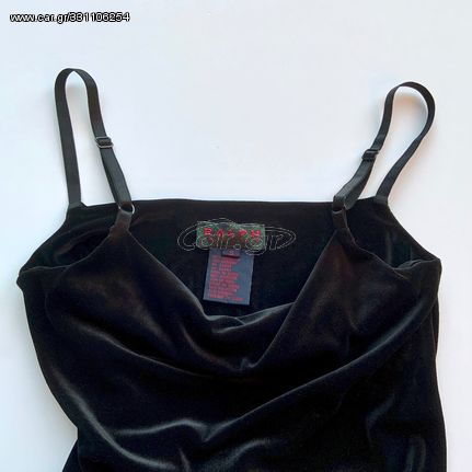 RALPH LAUREN Φόρεμα από ΜΑΥΡΟ ΒΕΛΟΥΔΟ - Cocktail Dress - Size SMALL / X-SMALL-thumb-14