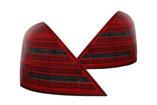 Πίσω φανάρια led Mercedes W221 S-class (2005-2011) - φιμέ φλας - σετ 2τμχ.