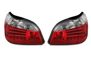 Πίσω φανάρια led BMW E60 (2003-2007) - chrome - σετ 2τμχ.