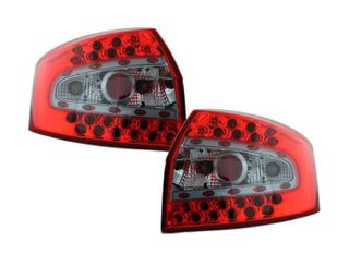 Πίσω φανάρια led Audi A4 sedan (2001-2004) - κόκκινα - σετ 2τμχ.-thumb-1