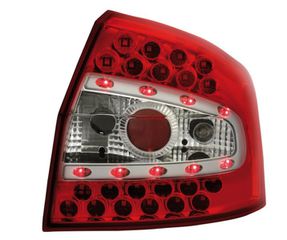 Πίσω φανάρια led Audi A4 sedan (2001-2004) - κόκκινα - σετ 2τμχ.