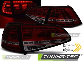Πίσω φανάρια  led SPORT Κόκκινο SMOKE SEQ για VW GOLF 7 13-17