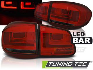 Πίσω φανάρια  led Κόκκινο SMOKE για VW TIGUAN 07-07.11