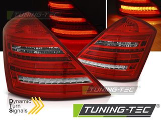 Πίσω φανάρια  led Κόκκινο Λευκό SEQ W222 LOOK για MERCEDES W221 S-KLASA 05-09