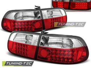 HONDA CIVIC 09.91-08.95 3D Κόκκινο Λευκό LED