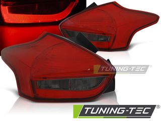 FORD FOCUS 3 15-18 HATCHBACK Κόκκινο SMOKE LED