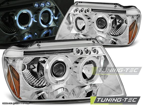 CHRYSLER JEEP GRAND CHEROKEE 99-05.05 ANGEL EYES χρωμίου