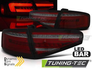 Πίσω φανάρια  led Κόκκινο SMOKE SEQ για AUDI A4 B8 12-15 SEDAN OEM LED