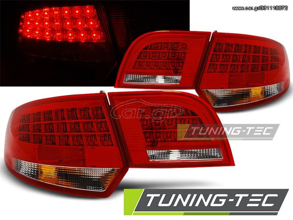 Πίσω φανάρια  led Κόκκινο Λευκό για AUDI A3 8P 04-08 SPORTBACK