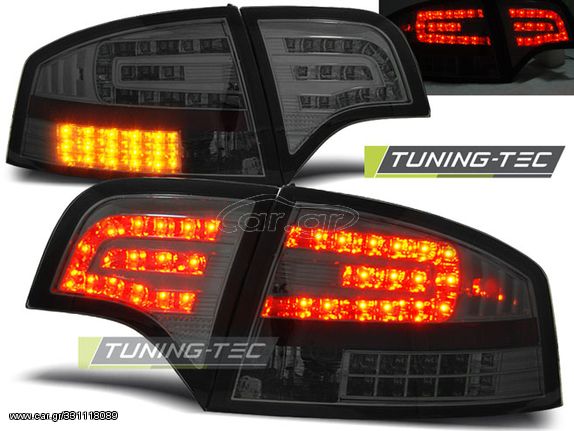 Πίσω φανάρια  led SMOKE για AUDI A4 B7 11.04-03.08 SEDAN