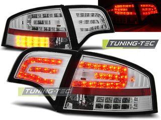 Πίσω φανάρια  led χρωμίου για AUDI A4 B7 11.04-03.08 SEDAN