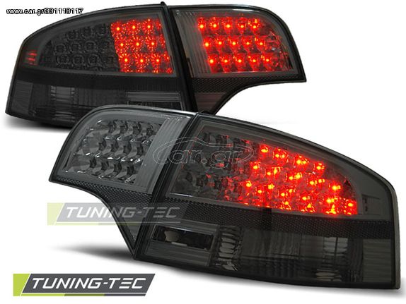 Πίσω φανάρια  led SMOKE για AUDI A4 B7 11.04-11.07 SEDAN