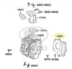 Φλάντζα Κεφαλής Kymco Nexxon.125 2007 - 2007 12251-LCA7-E90