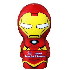 Air-Val International Marvel Iron Man 2 in1 Shower Gel & Shampoo 400ml Vegan