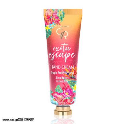 Golden Rose Exotic Escape Hand Cream Tropic Fruity & Floral Κρέμα Χεριών 50ml