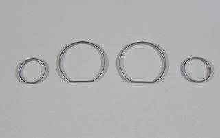 Διακοσμητικά δαχτυλίδια καντράν BMW E36 ΑΣΗΜΙ ΜΑΤ